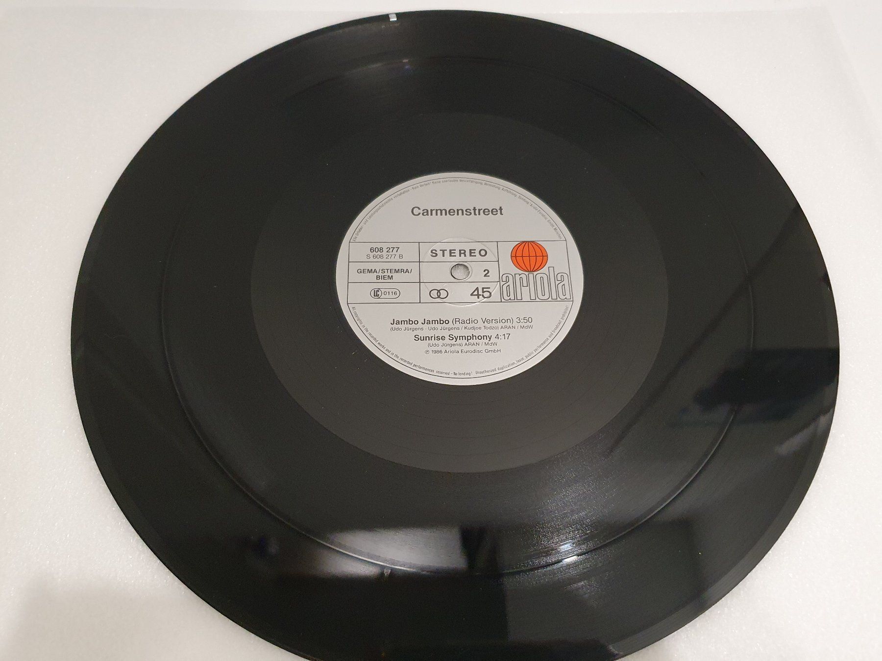 Dischi in vinile: Carmenstreet - Jambo Jambo – Usato da Uster venduto da Vinyl-Leidenschaft 4