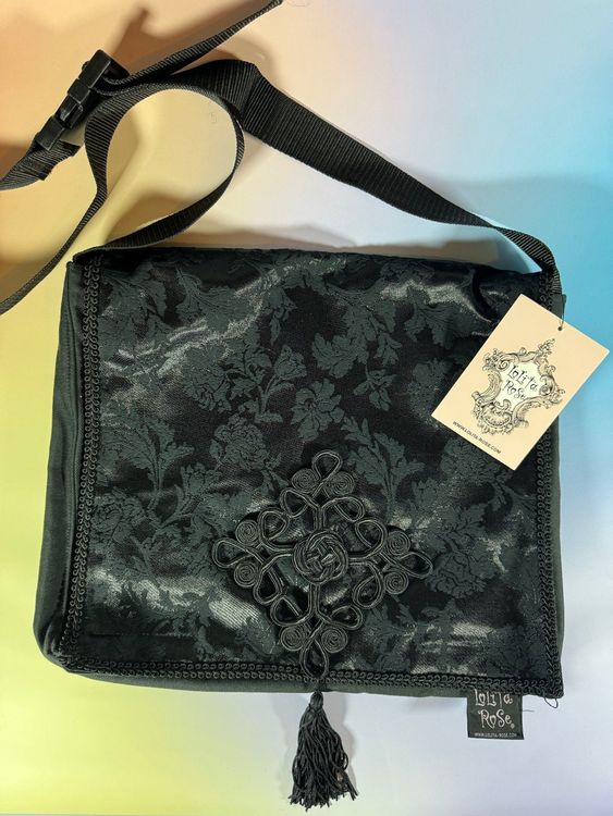 Nemesis Now Sugar Skull Umhängetasche – Gothic-Tasche Mit Totenkopf-Motiv, Unisex-Design Aus Polyurethan