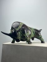 Statue Taureau en Bronze 21 cm | Symbole de Force /Réussite