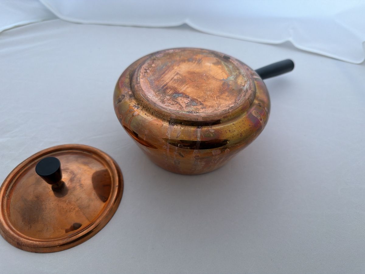 Pentole: Spring Kupferpfännli, Topf mit Deckel, Vintage – Usato da Thun venduto da BanjoDan 2