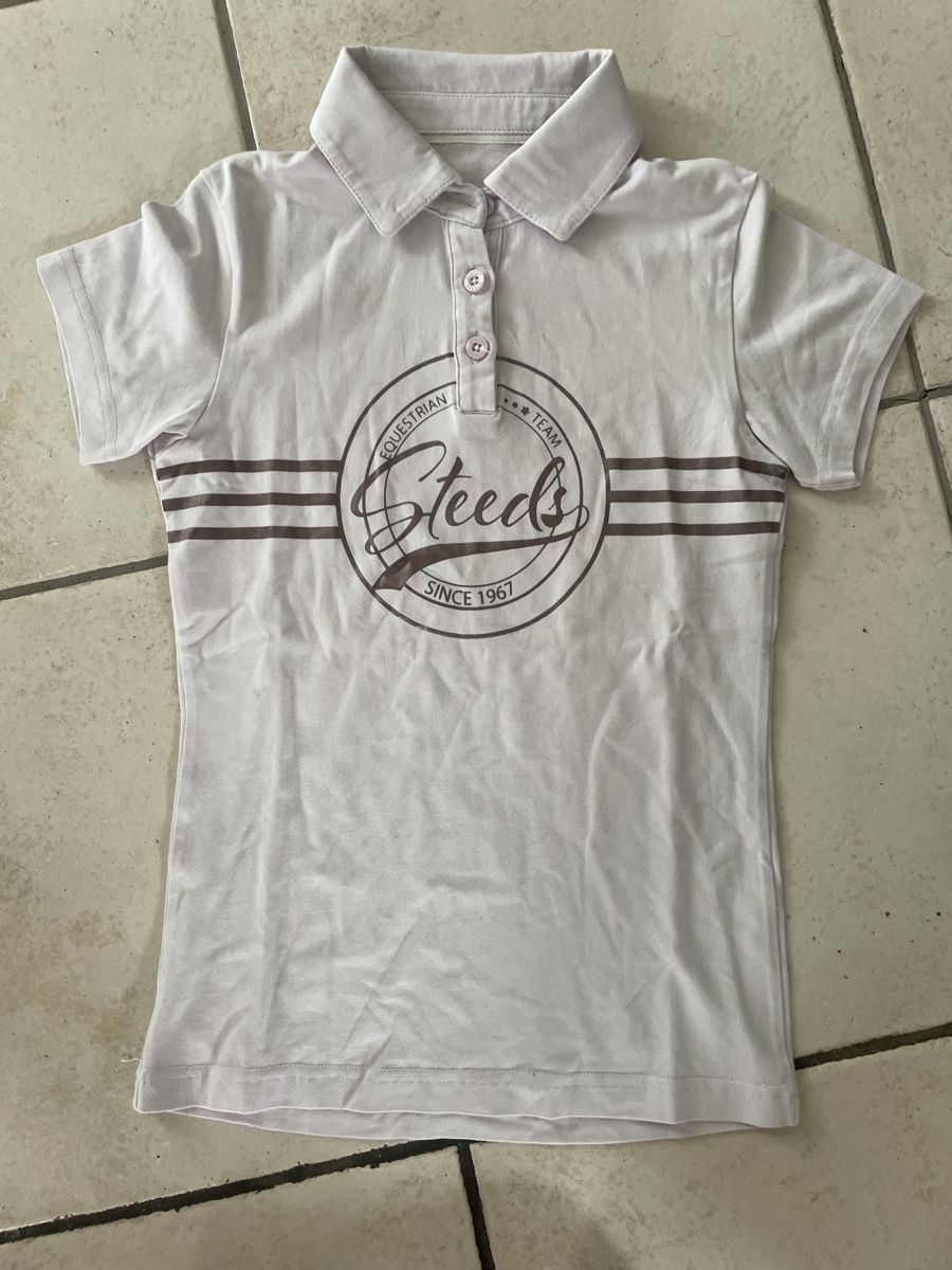 Blouses, T-shirts & Tops: Rosa Steeds Reit Polo Gr.140 – D'occasion à Obergerlafingen par cabo4