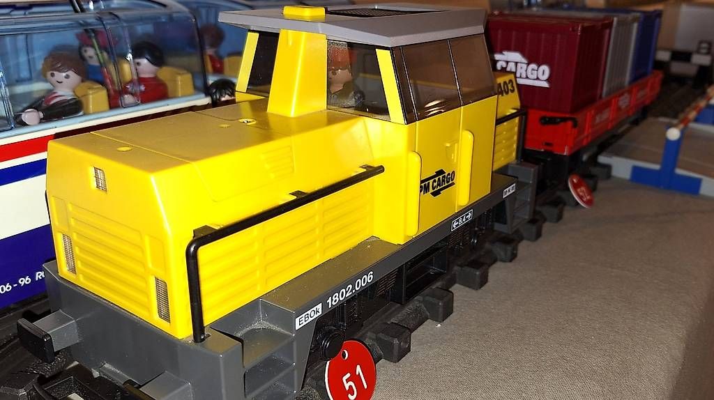 Playmobil Giocattoli: Playmobil 5258 RC Train Güterzug Starter-Set – Usato da Reinach BL venduto da Playmobilist 1