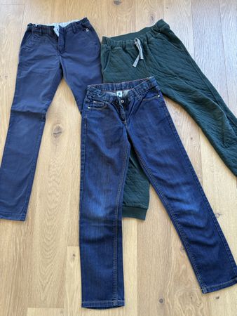 Pantalon Petit Bateau, lot de 3 pièces, Taille 10 ans 140cm