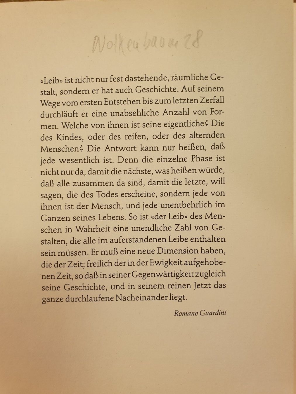 Livres: Der Wolkenbaum - Silja Walter – D'occasion à Zürich par loosebone 4