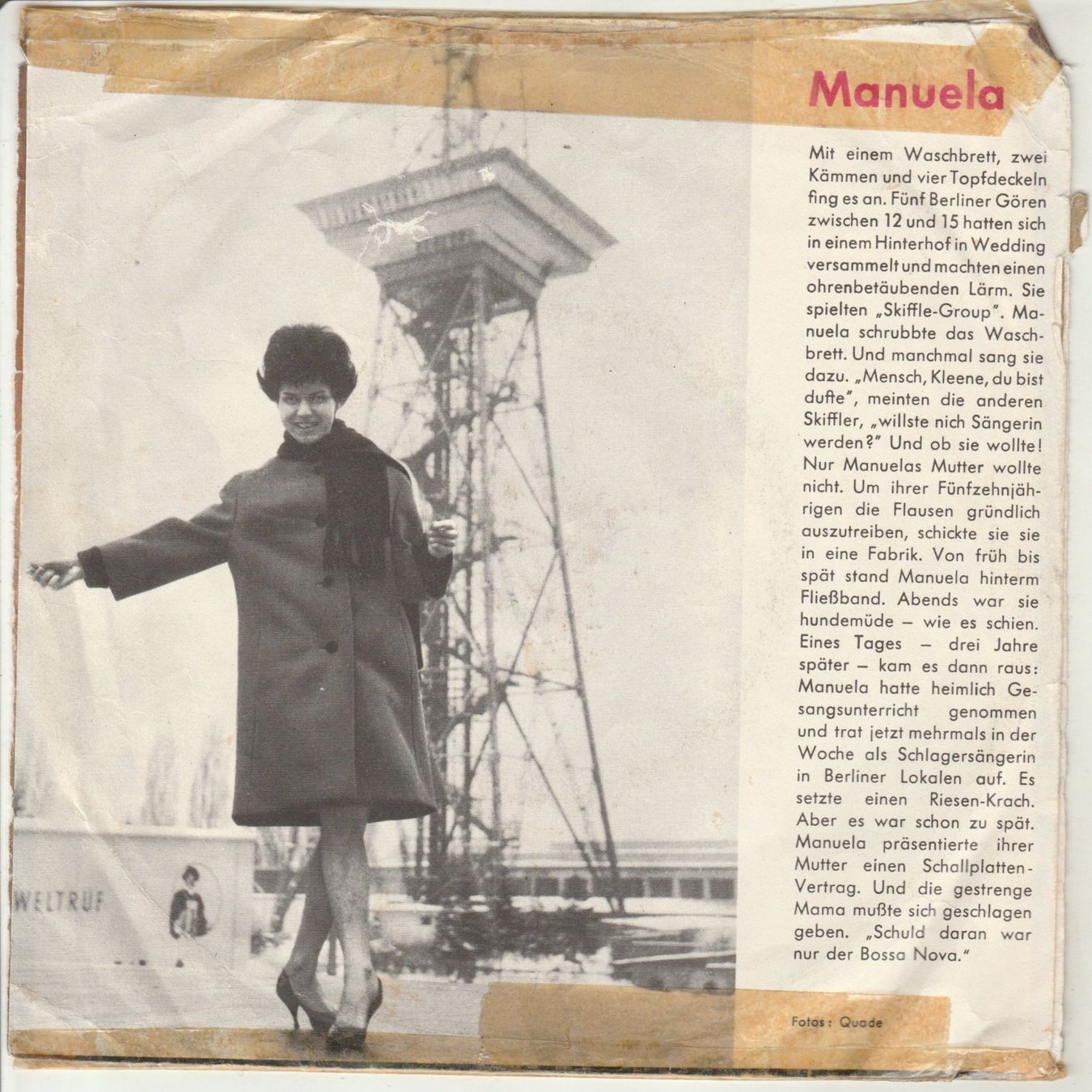 Dischi in vinile: Manuela - Schuld war nur der Bossa Nova 7" Vinyl 1963 – Usato da Tübach venduto da JamesStone 1