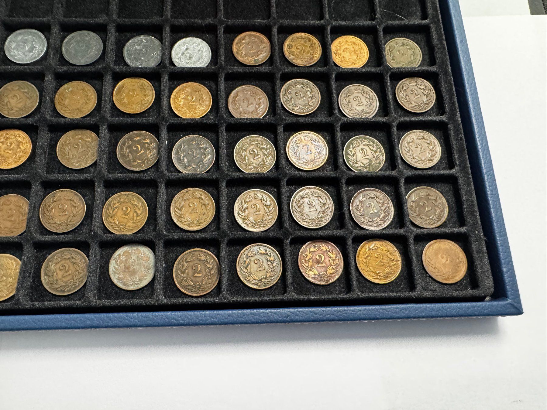 Tutti le monete: 2 Rappen Serie 1850 bis 1946 – Usato da Reitnau venduto da tb-muenzen 6