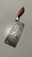 Küchenbeil mit Gravur, Poker-Motiv, Geschenk, EYECATCHER