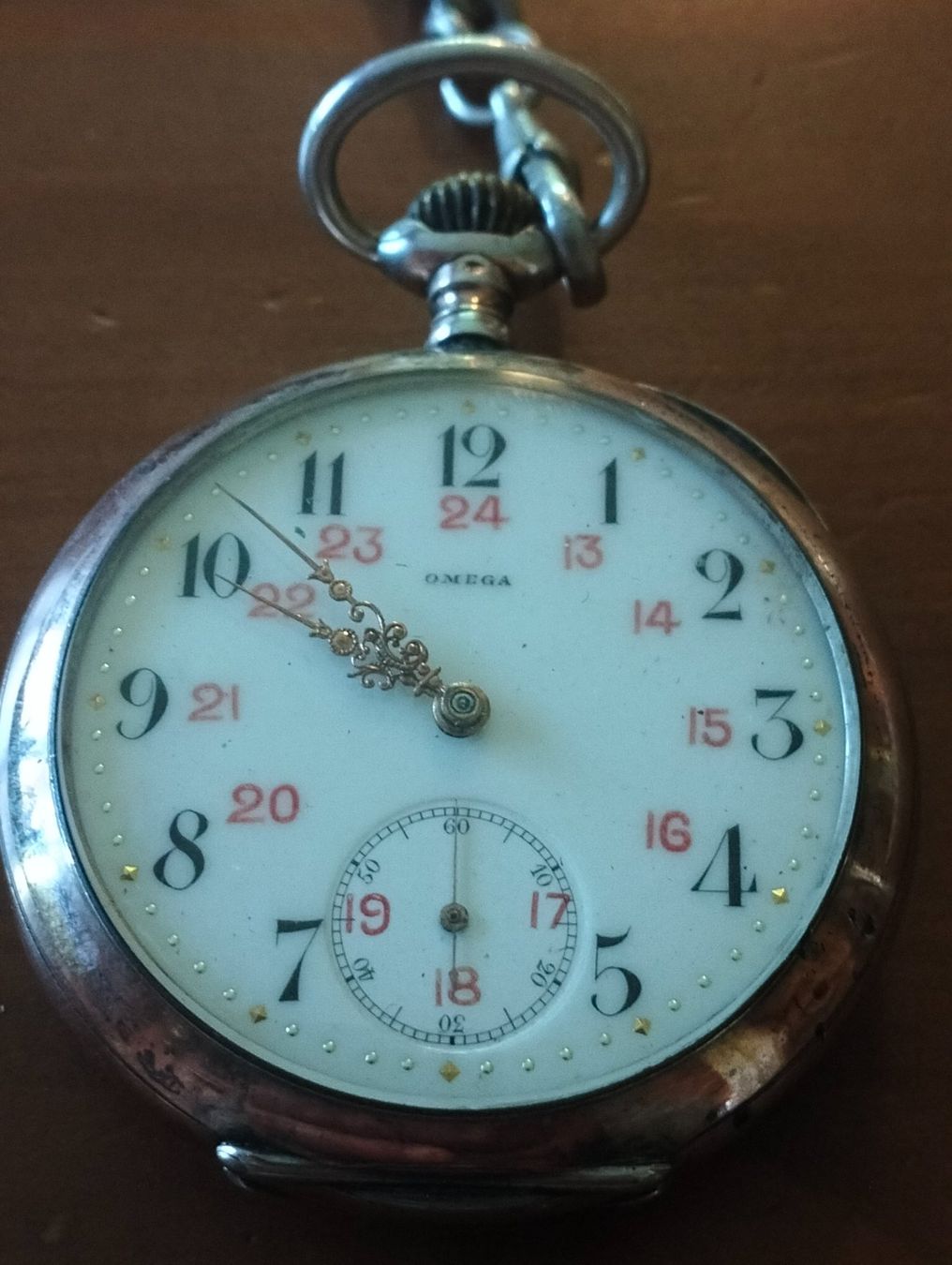 Omega Orologi: Taschenuhr OMEGA Silber – Usato da Ennetmoos venduto da brunhildenb