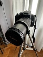 Canon EOS 750D, 18-135 mm Objektiv, Stativ,