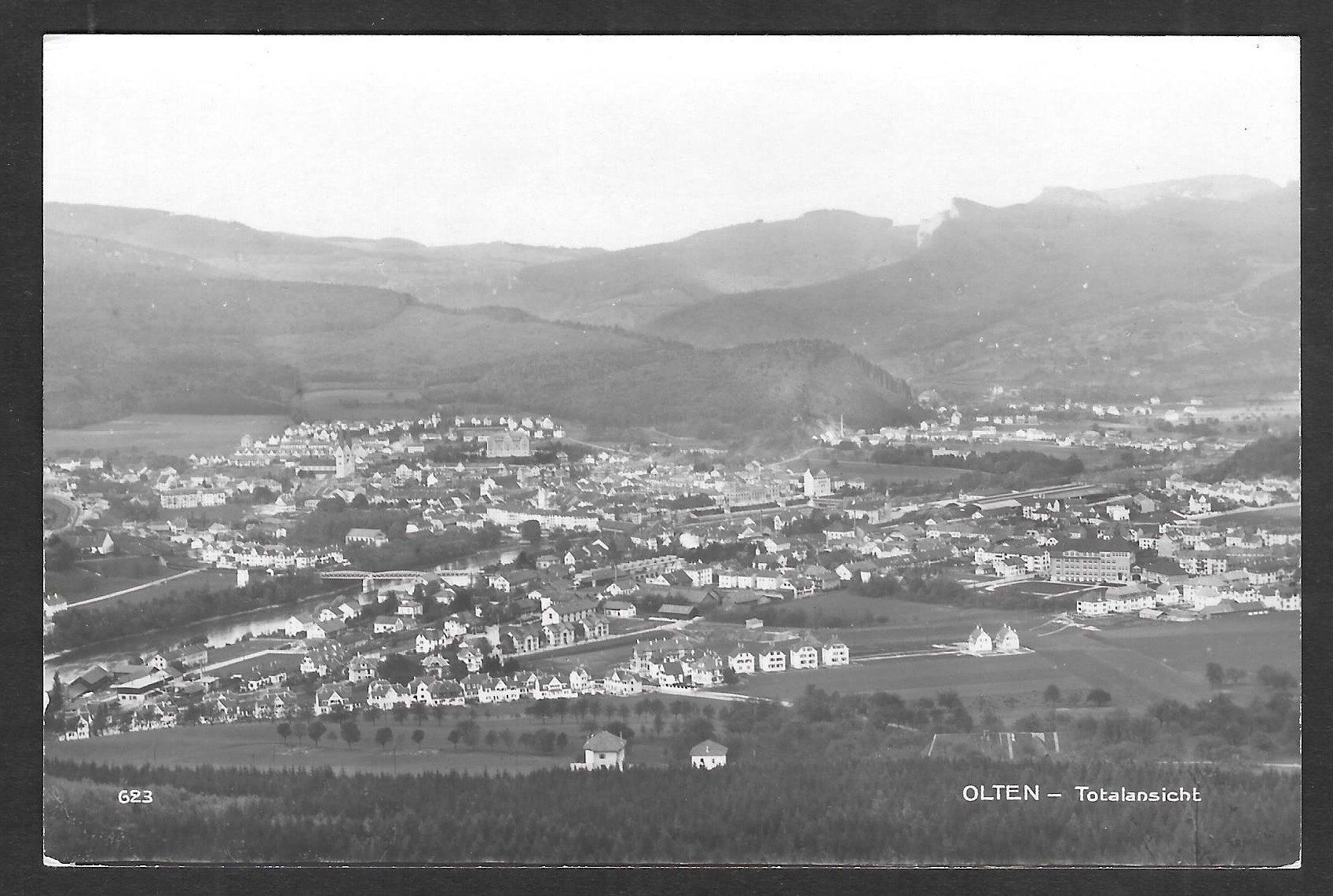 Cartoline postali: Olten Totalansicht – Usato da Olten venduto da clotaldi