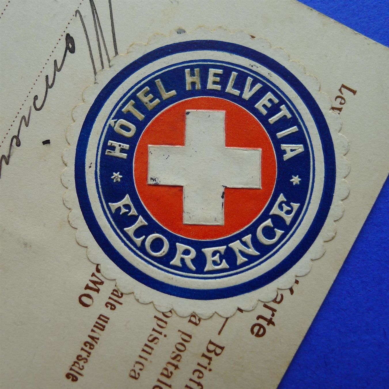 Tutti i francobolli: HOTEL-Vignette auf Postkarte – Usato da Ebikon venduto da SilvioFreund 2