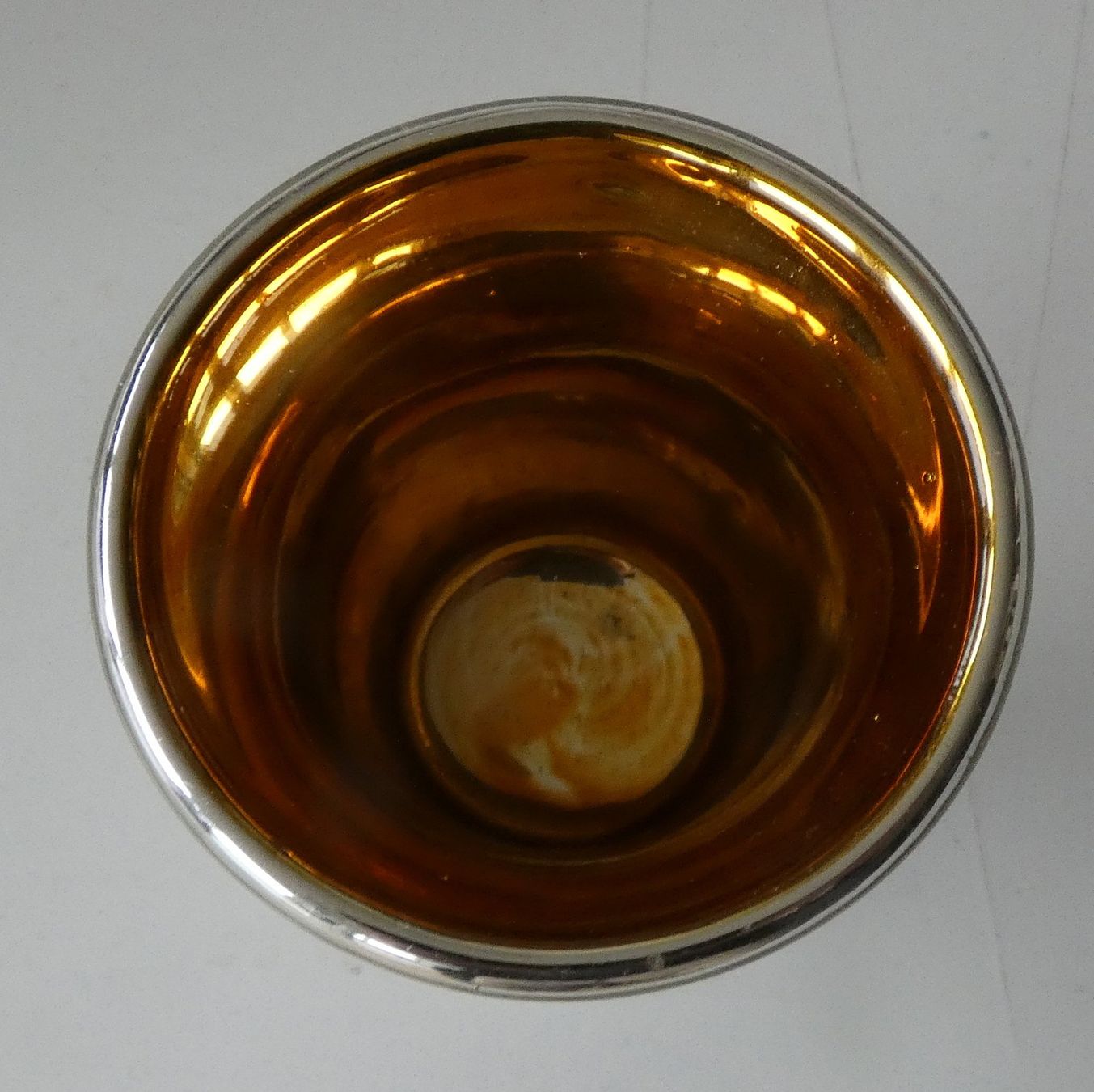 Sonstiges zum Sammeln & Seltenes: Silberfarbener Kelch, Gold innen, Vintage – Gebraucht aus Dietlikon von kes_j6d7 1