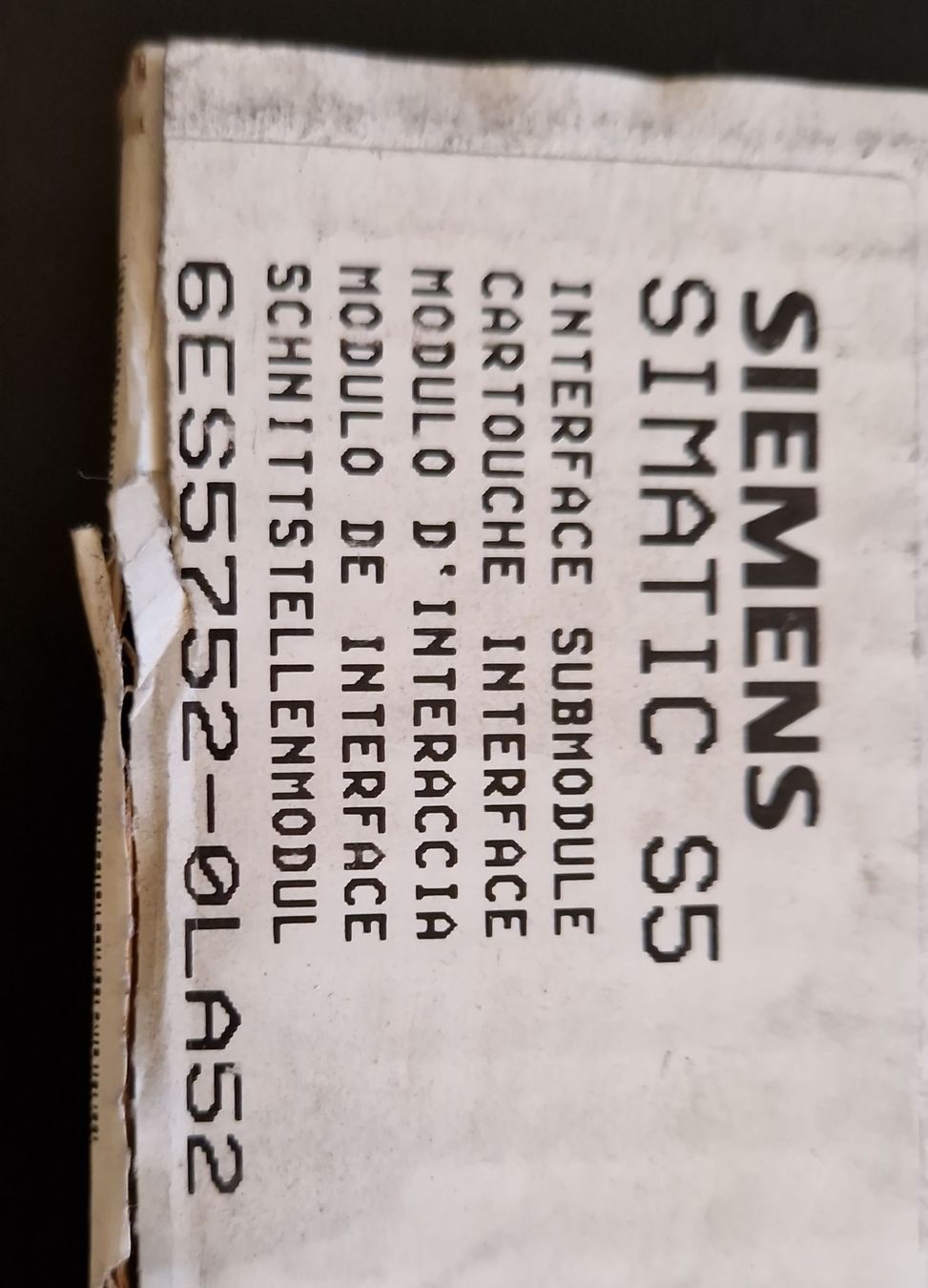 Siemens Componenti elettronici: Siemens SIMATIC S5 6ES5252-0LA52 Schnittstellenmodul – Nuovo (secondo la descrizione) da Bassersdorf venduto da Baerwid