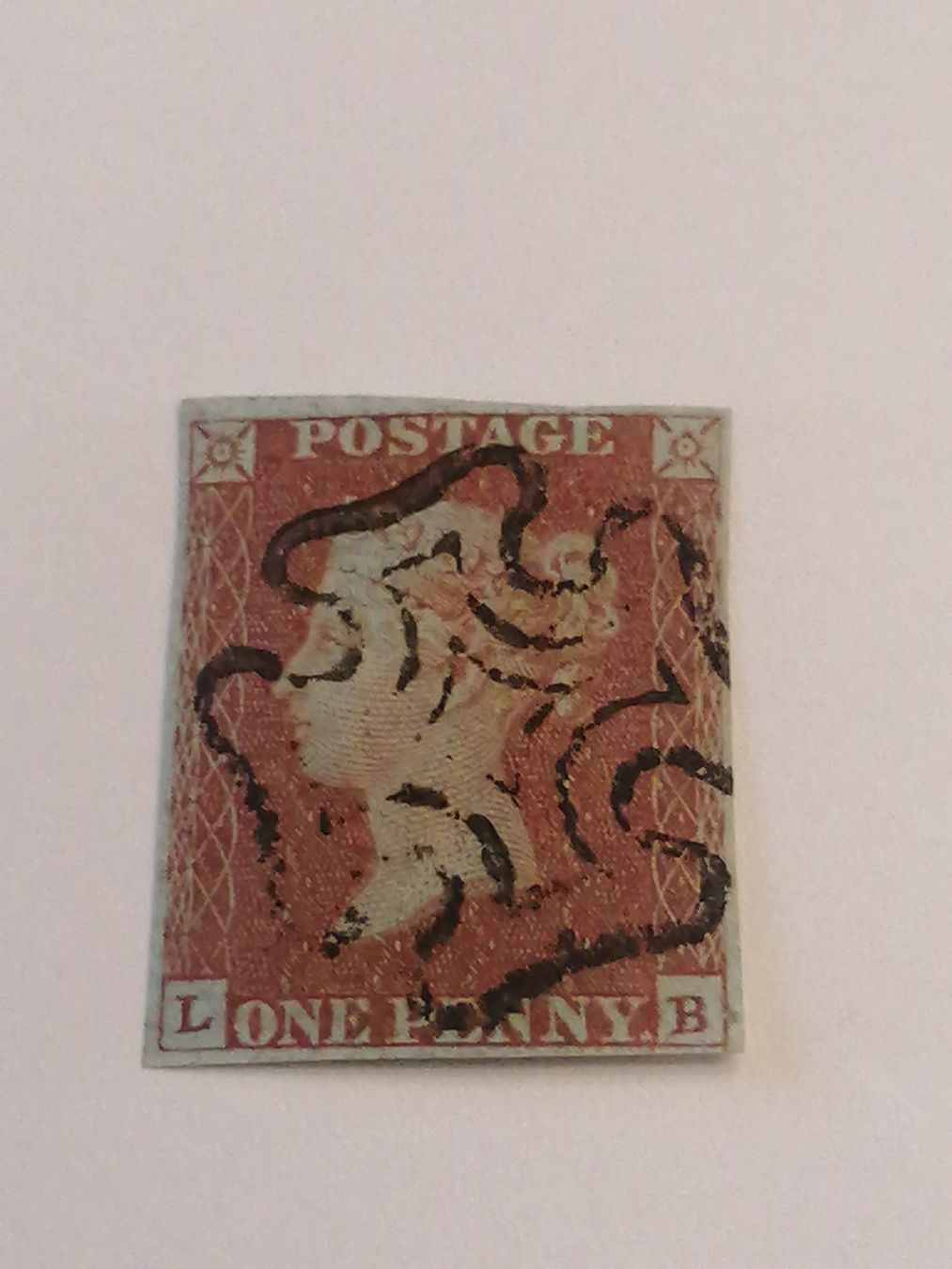 Alle Briefmarken: One Penny Red 1841  – Gebraucht aus Happerswil von tschergi
