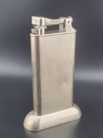Dunhill Benzin Tisch Feuerzeug versilbert England 1930 rar