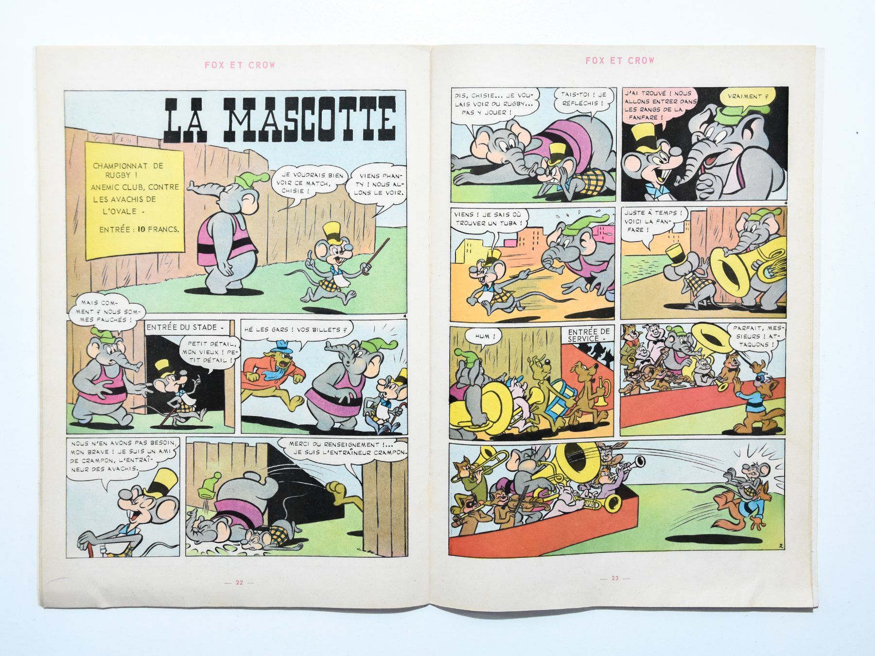 Fumetti: Fox et Crow - N°51 – Usato da Belmont-sur-Yverdon venduto da bichet02 3