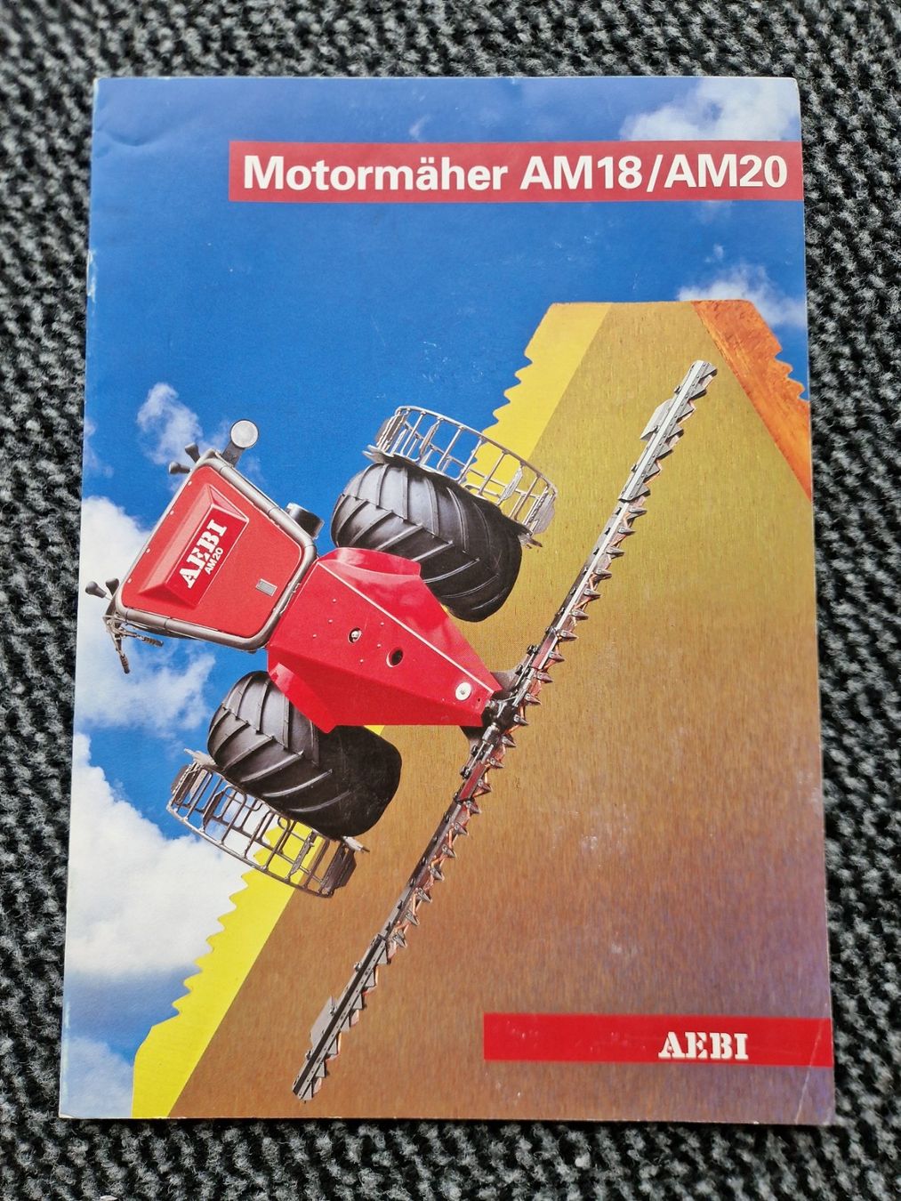 Aebi Trattori: Original Prospekt Aebi Motormäher AM18/AM20 – Usato da Dürnten venduto da Bachtel84