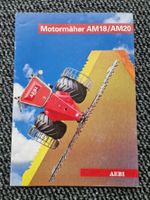 Original Prospekt Aebi Motormäher AM18/AM20