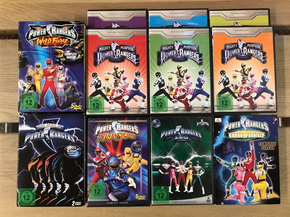 40 DVD Power Rangers (Gebraucht) in Entlebuch für CHF 69 – nur Abholung ...