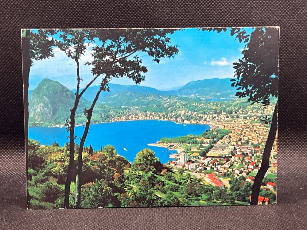Lugano-Castagnola, Panorama col Monte S. Salvatore | Kaufen auf Ricardo
