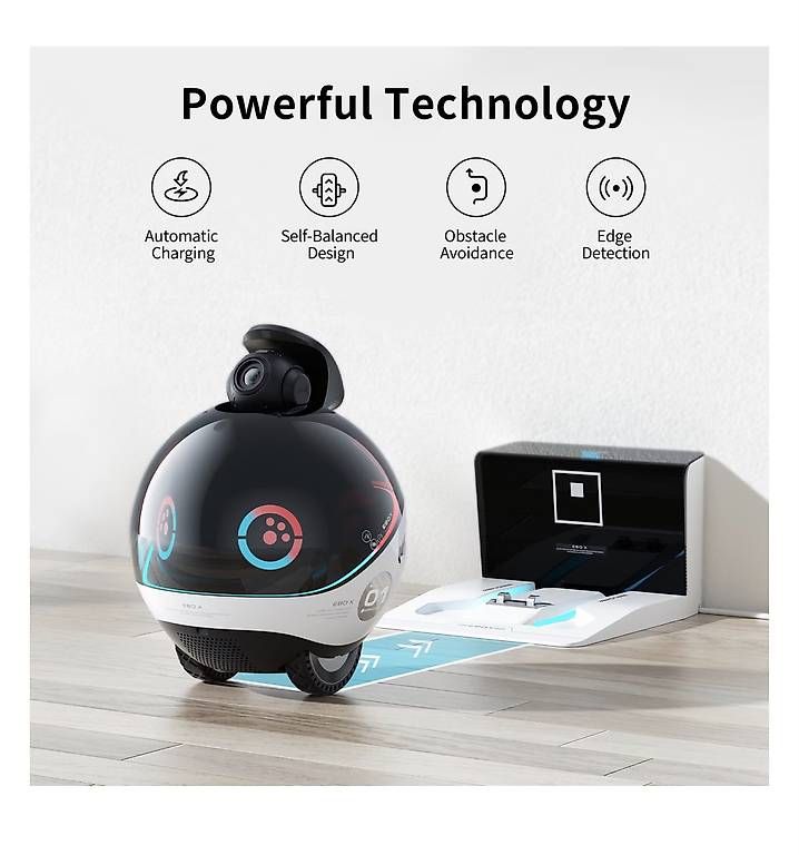Videocamere: Enabot EBO X Robot domestico con telecamera 4K – Nuovo (secondo la descrizione) da Pazzallo venduto da DaniFi