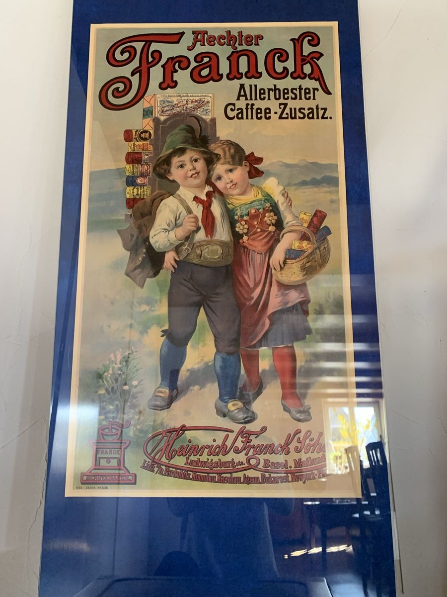 Foto & Immagini: Alte Franck Kaffee-Vintage Werbung – Usato da Egg b. Zürich venduto da ohtannenbaum 1
