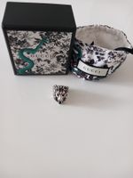Gucci bague tête de lion diamant noir