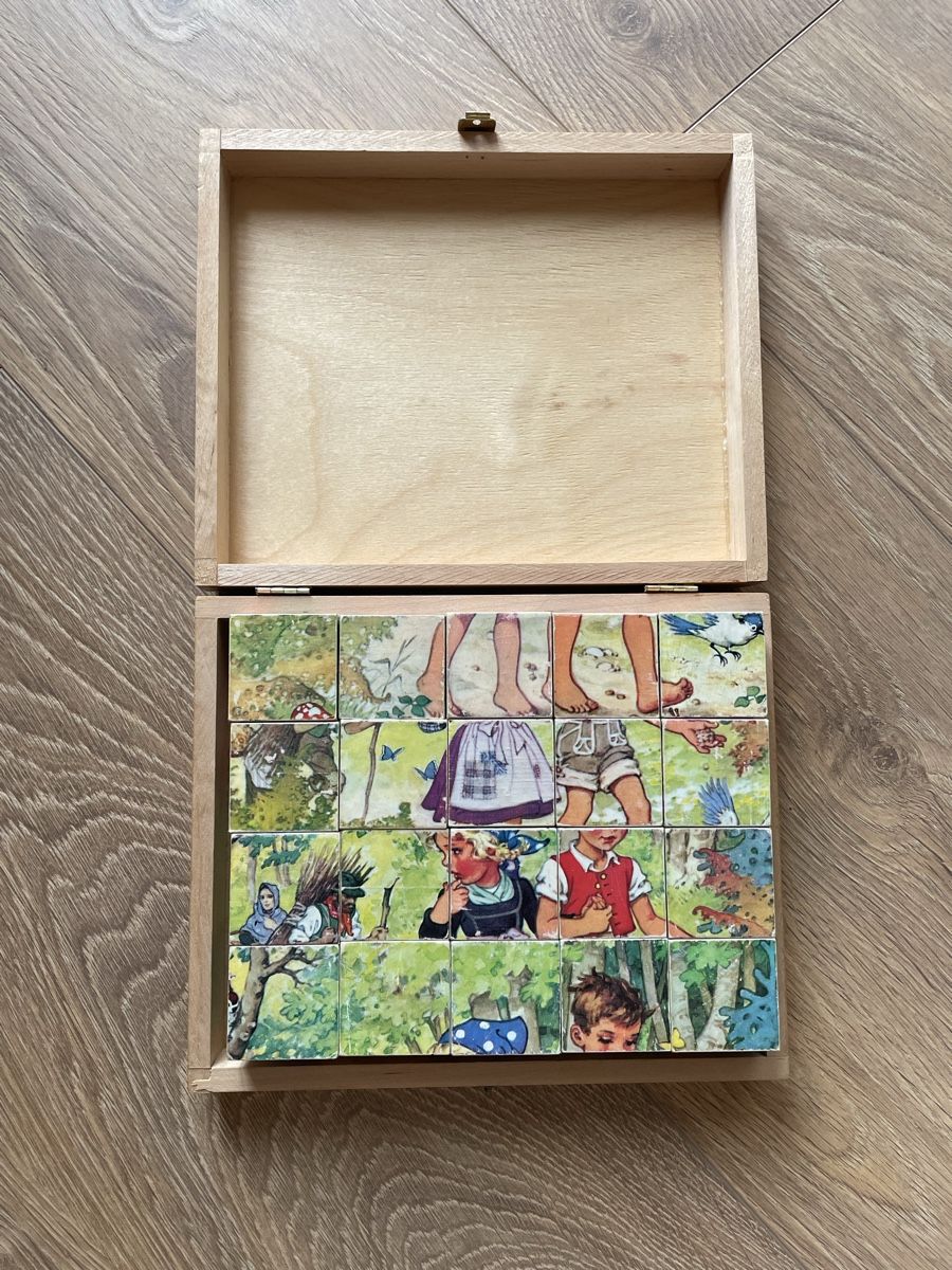 Eichhorn Giochi: Anciens puzzle / Cubes en bois Eichhorn – Usato da Lonay venduto da ju-71 1