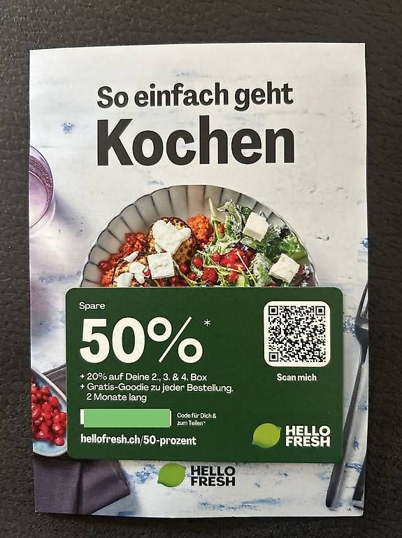 Gutscheine: HelloFresh Gutschein – Neu und originalverpackt aus Berg TG von Viper9