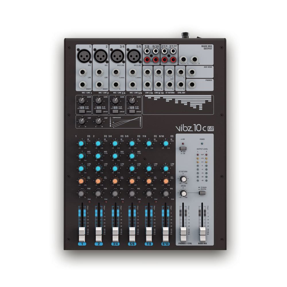 Mischpulte: LD Systems VIBZ 10 C - 10-Kanal Mischpult mit Kompressor – Neu und originalverpackt aus Däniken SO von Profog1 1