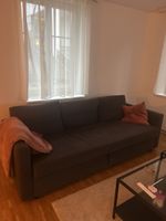 Gemütliches Schlafsofa dunkellgrau
