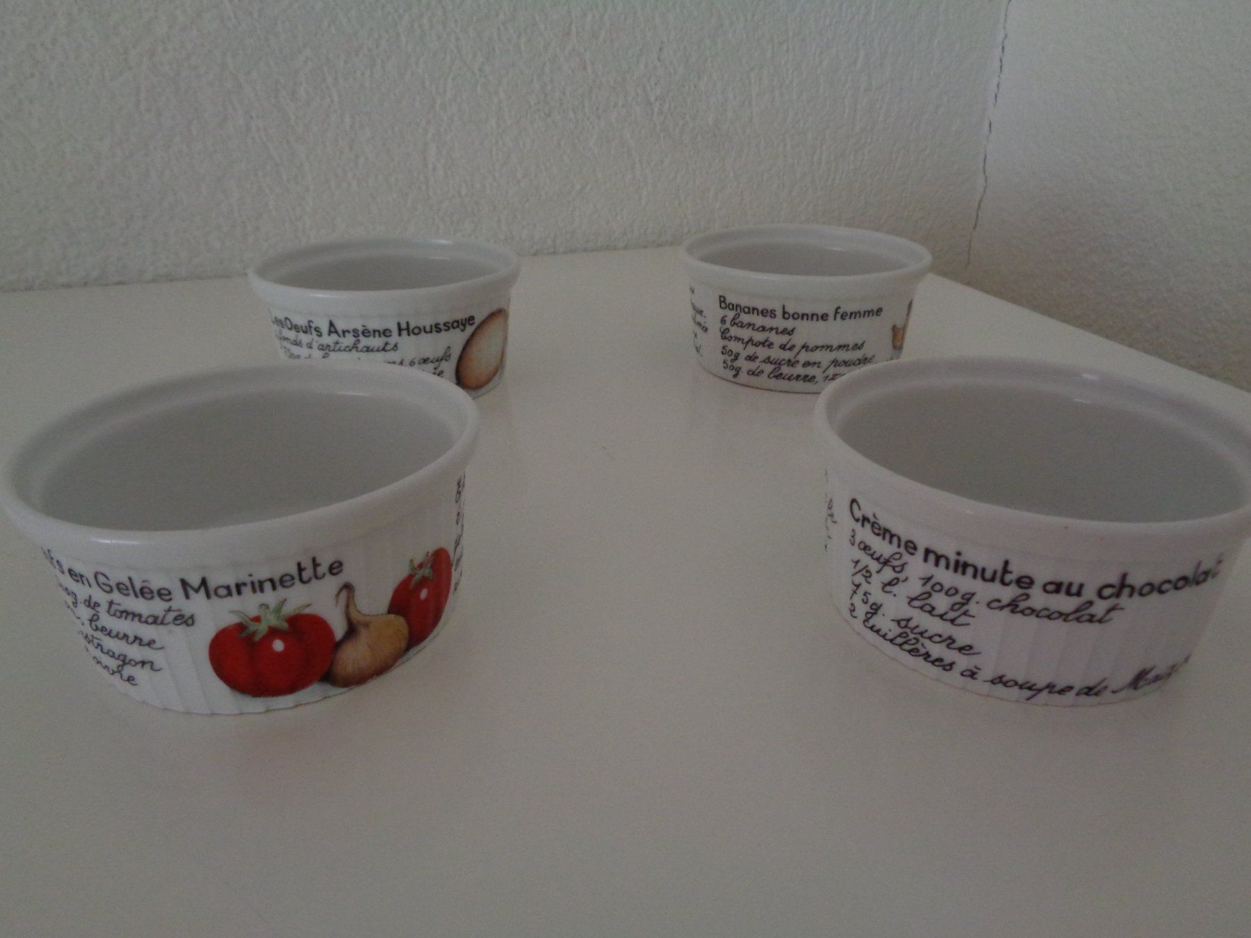 Backformen: Lot de 4 ramequins – Gebraucht aus Cormondrèche von jaja9 1