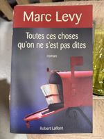 Livre Toutes ces choses qu’on ne s’est pas dites Marc Levy