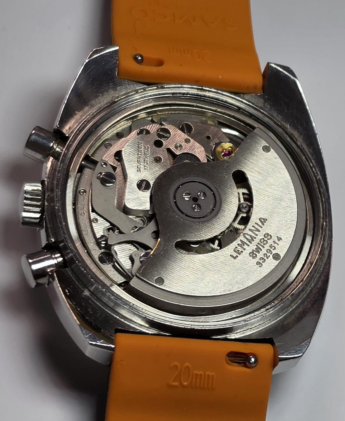 Omega Uhren: LEMANIA CHRONOGRAPH AUTOMATIC SCHWEIZER MANUFAKTUR RAR – Gebraucht aus Neftenbach von Taschen-Uhren 7