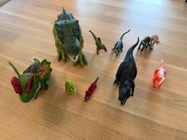 Jurassic World Dino Track Set + 7 Dinosaurier (u.A Schleich)