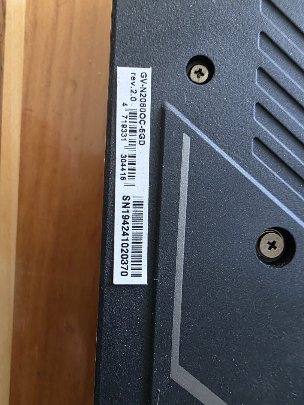 Nvidia Schede grafiche: Gigabyte Rtx 2060 – Usato da Unterägeri venduto da Merzp 2