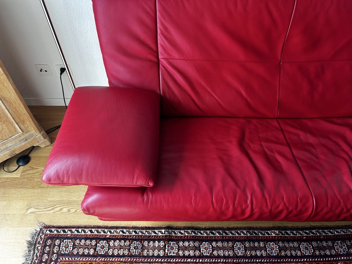 Divani: ROLF BENZ Sofa - Modell BMP 418 rot/red – Usato da Zollikofen venduto da LUKE_THRIFTS 5
