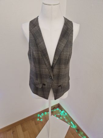 Elegante Damen Weste Gr. 38, kariert,  Vero Moda