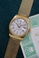 Rolex Date '14k' Milanese