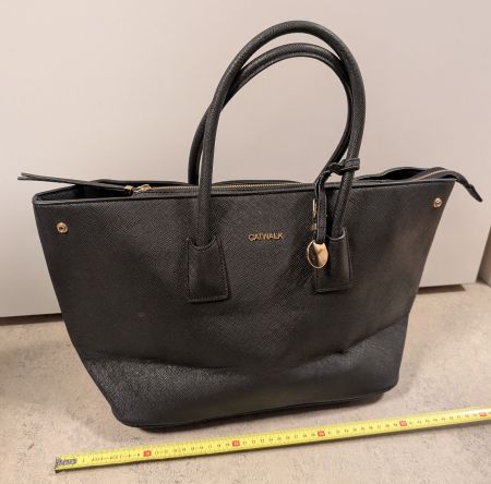 Schwarze Handtasche Catwalk / Shopper Top Zustand, wie neu!