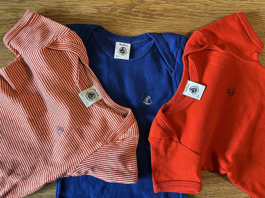 Biancheria intima: Petit Bateau 3er Set Bodys neuwertig  – Usato da Basel venduto da leoniewenz 3