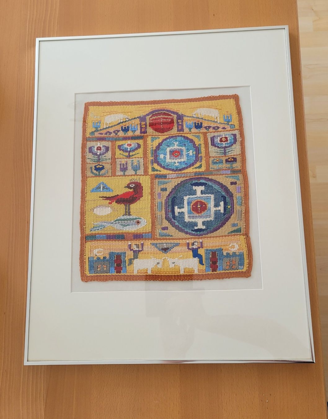 Poster & Bilder: Erna Haller Wandteppich "Der andere Garten" gerahmt. – Gebraucht aus Dörflingen von tucson16 4