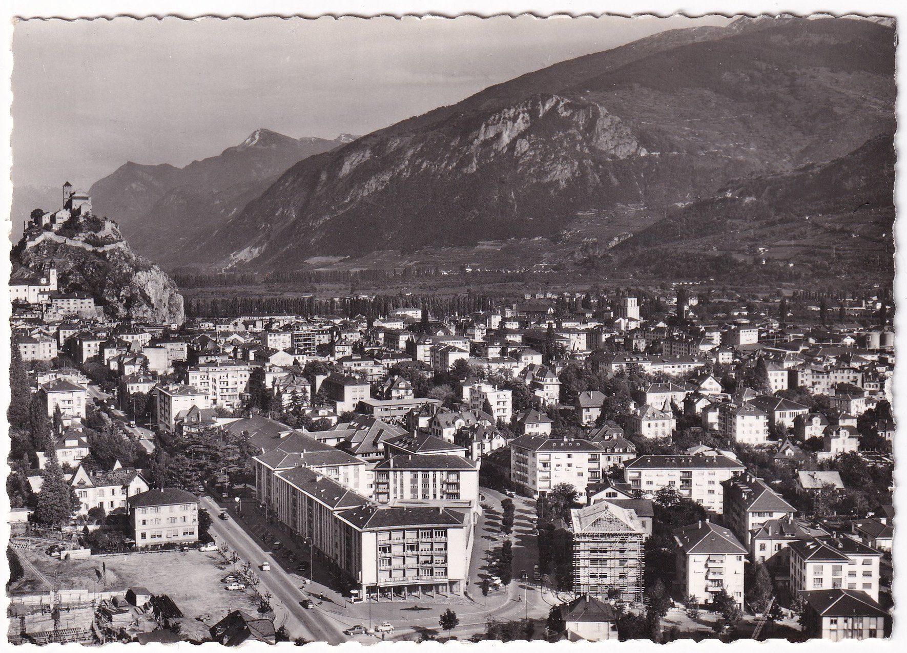 Cartoline postali: En avion au-dessus de ... Sion – Usato da Cormoret venduto da Pascalll2001