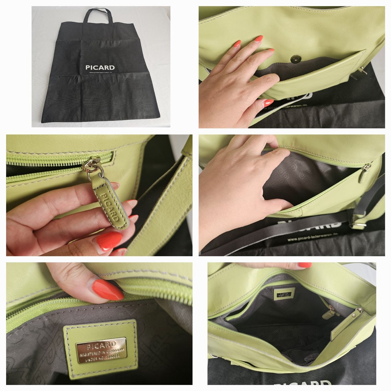Picard Borse da donna: *PICARD *Leder Umhängetasche oder Handtasche – Usato da Bronschhofen venduto da Xena37 9