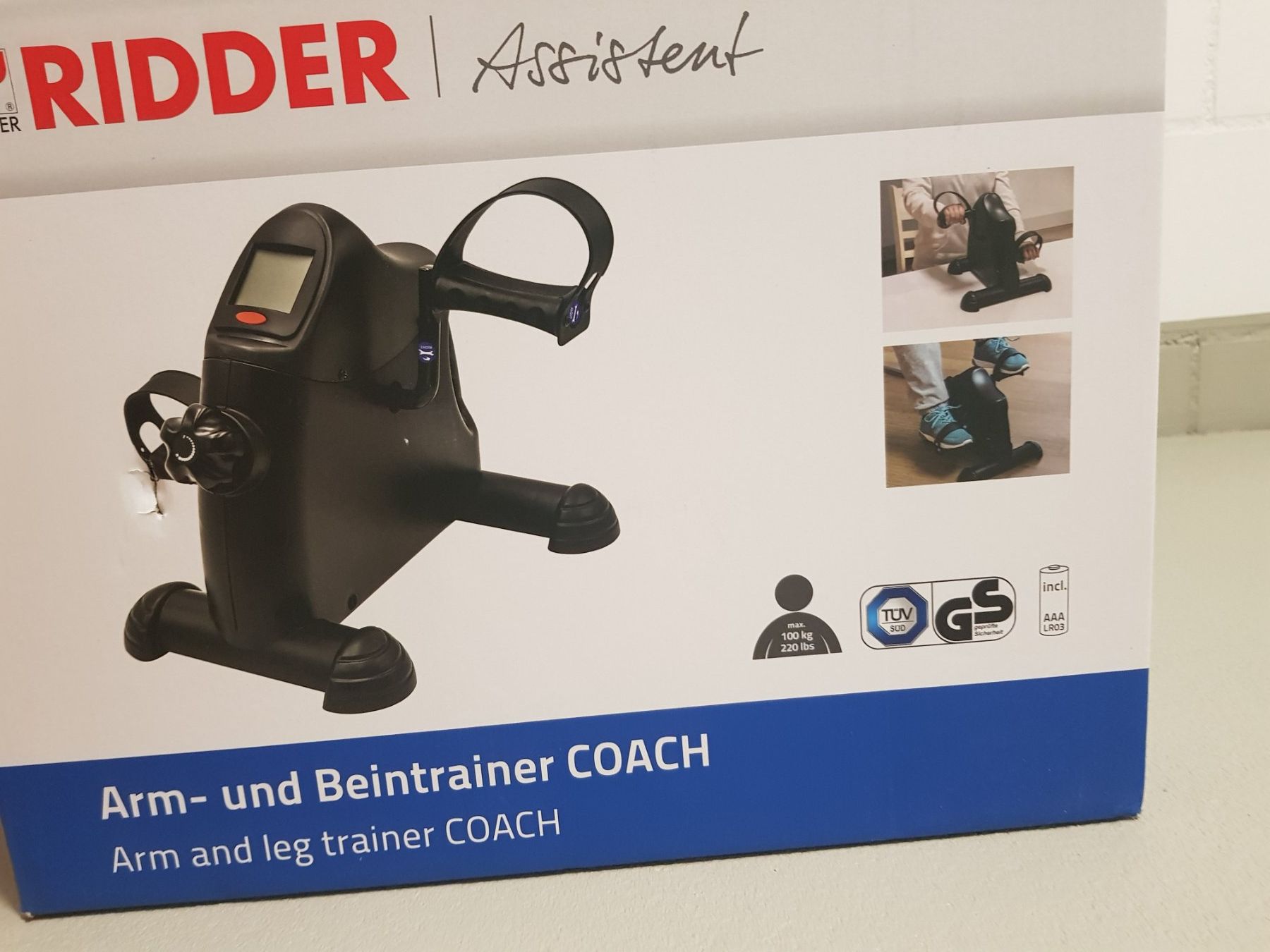 Coach Hometrainer: Arm- und Beintrainer COACH neuwertig – Nuovo e nell'imballaggio originale da Wilderswil venduto da bea_7z59