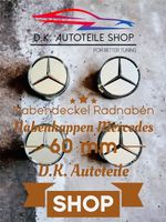 Mercedes 60 mm Nabendeckel Nabenkappen Felgendeckel Neu