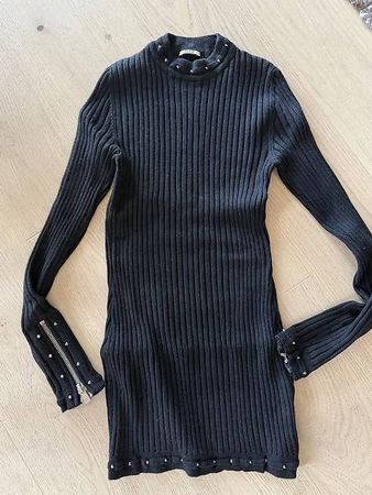 Wolford Strickkleid Schwarz