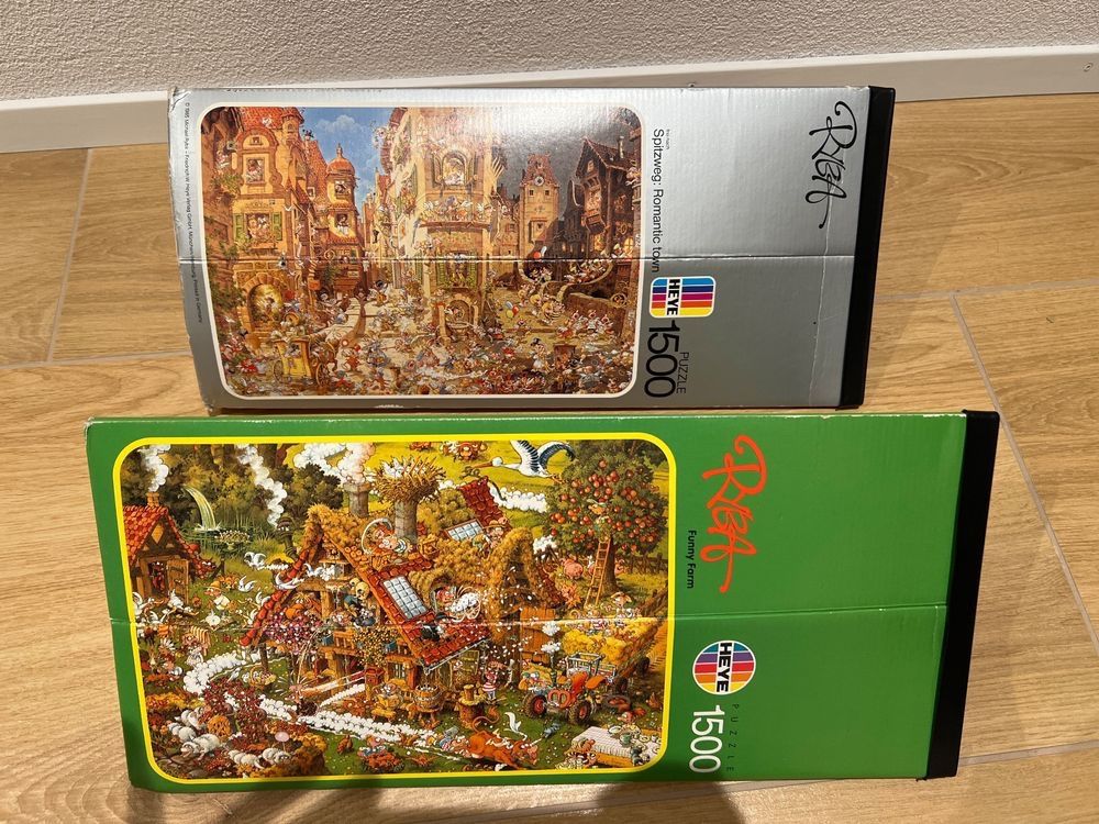Heye Puzzle: 2x Heye Ryba, Spitzweg und Funny farm – Usato da Sennhof venduto da Dealmonster 1
