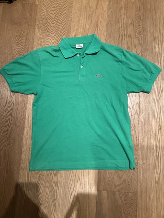 Lacoste Poloshirt Grün Gr. 4 Vintage 🐊