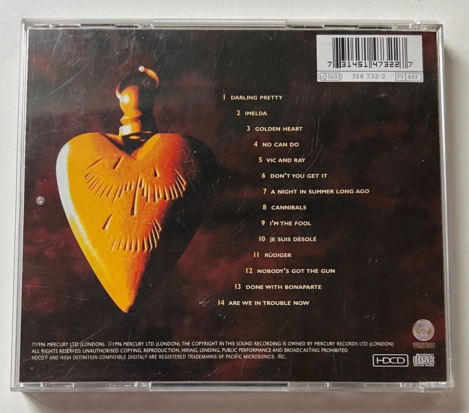 CDs: Mark Knopfler / Golden Heart – Gebraucht aus Näfels von rottabi 1